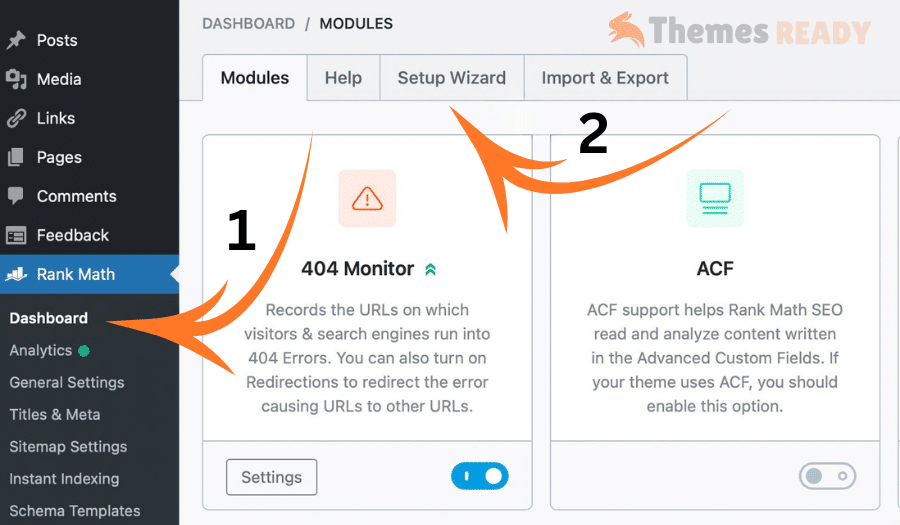 How to Run Wizard Initially and Later from Dashboard