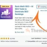 Installing Rank Math Plugin