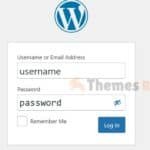 WordPress Dashboard Login Screen