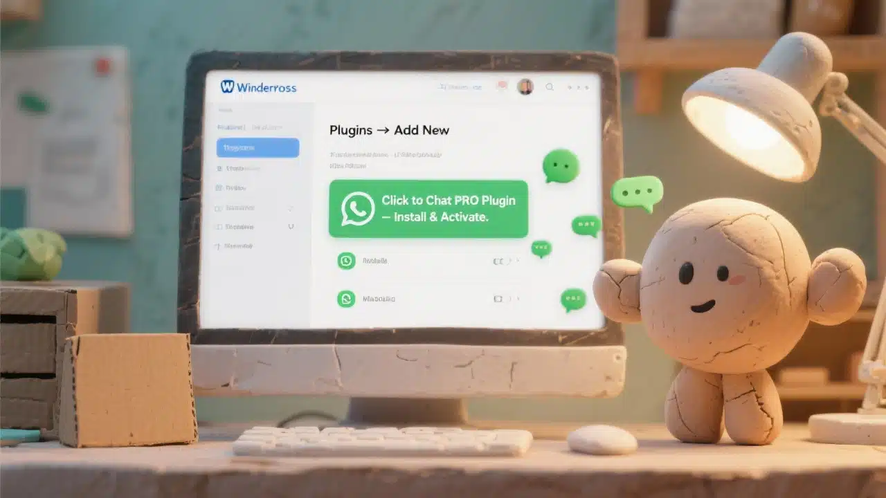 How to Install and Activate Click to Chat PRO Plugin for WordPress (Step by Step Guide)